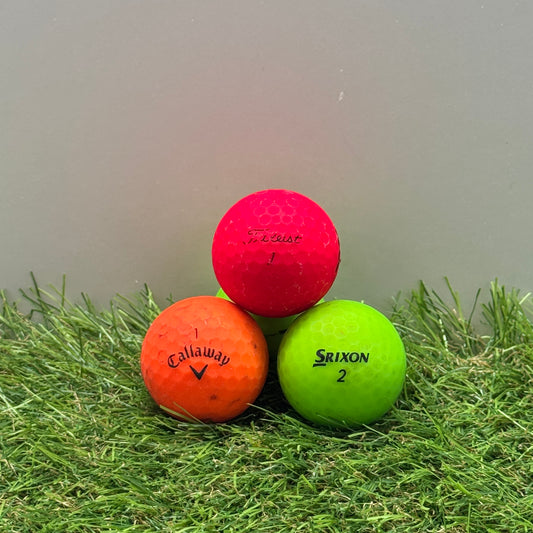 Mixed Matte Golf Balls